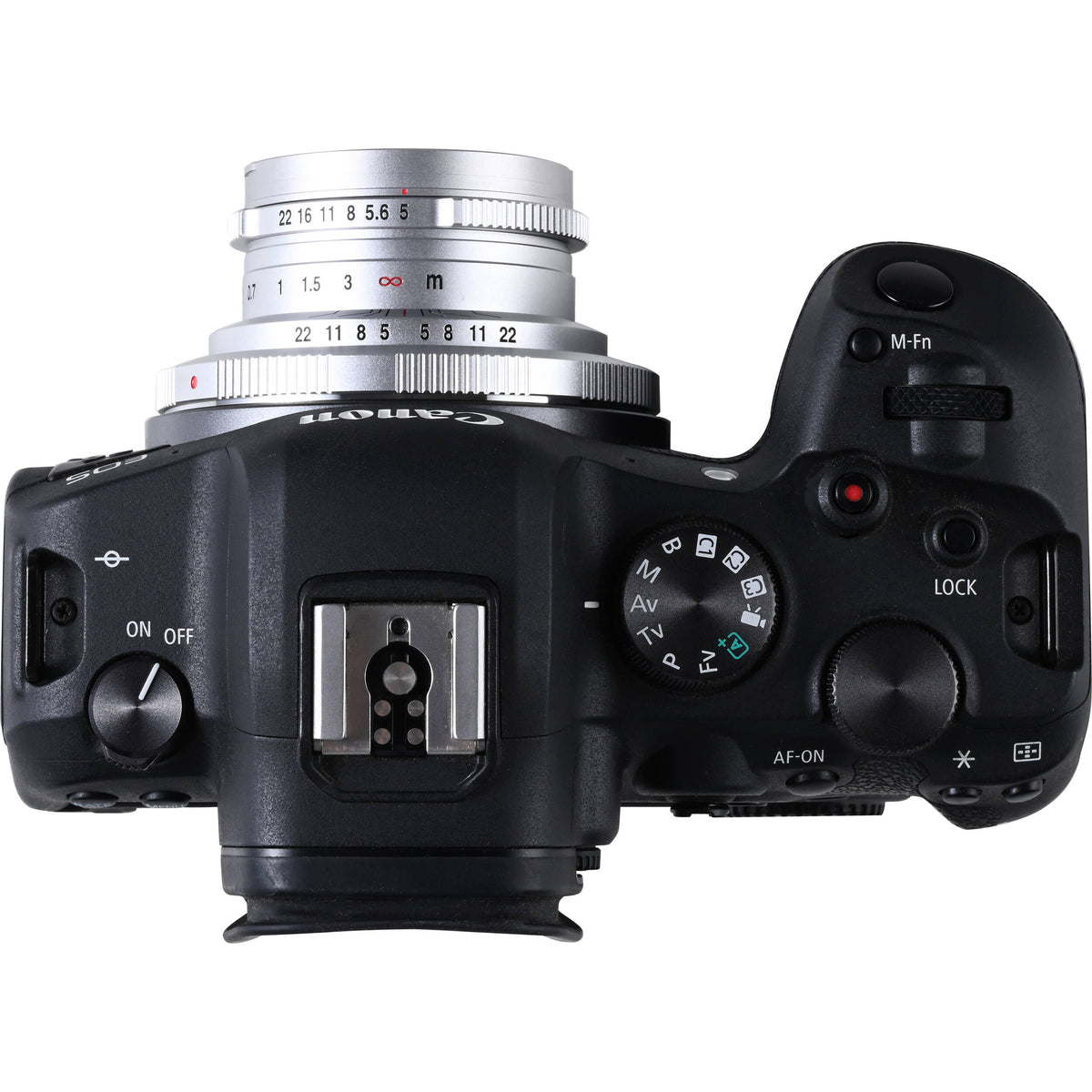 Lente Venus Optics Laowa 15mm f/5 Cookie (Plateado) - puertos y conexiones
