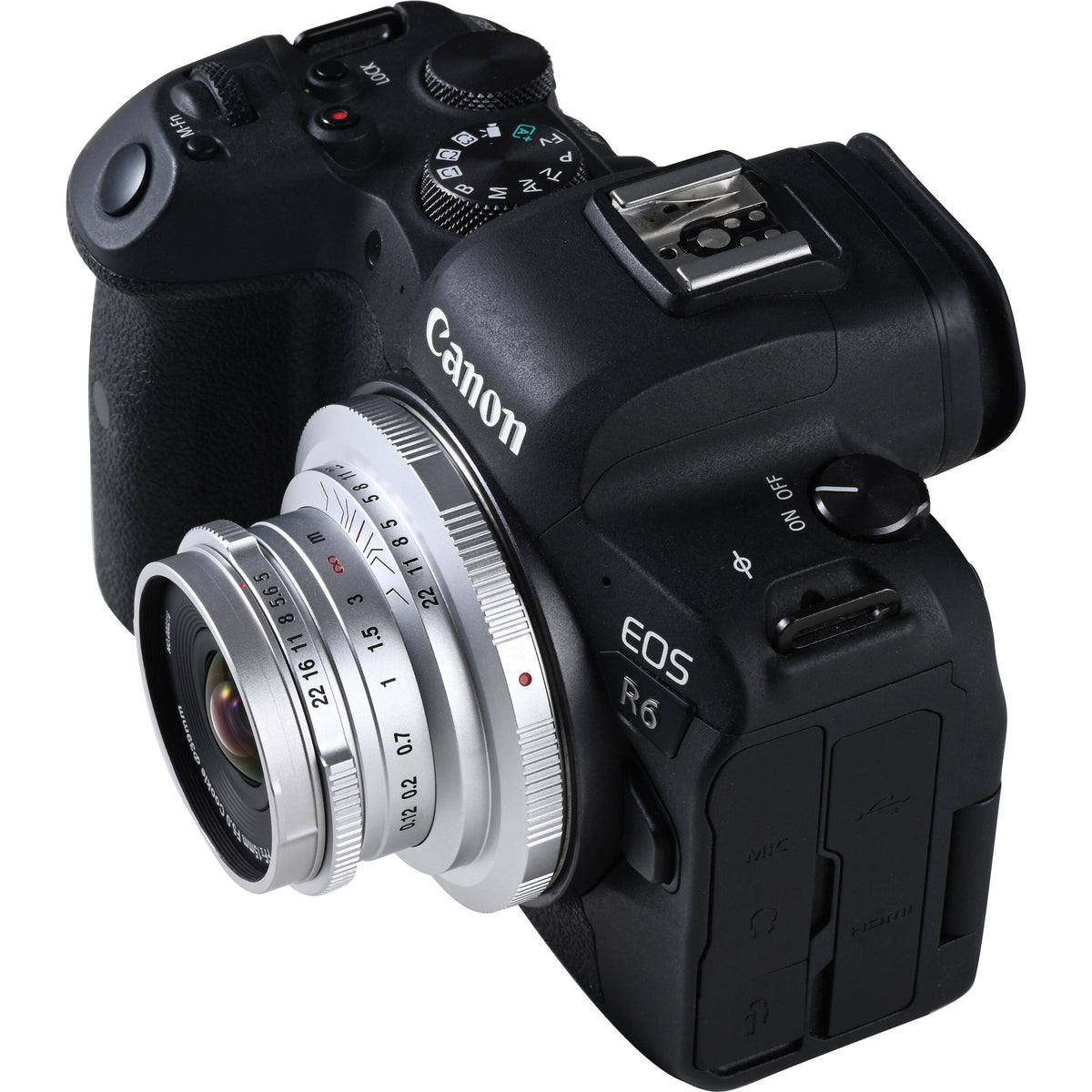 Lente Venus Optics Laowa 15mm f/5 Cookie (Plateado) - detalle