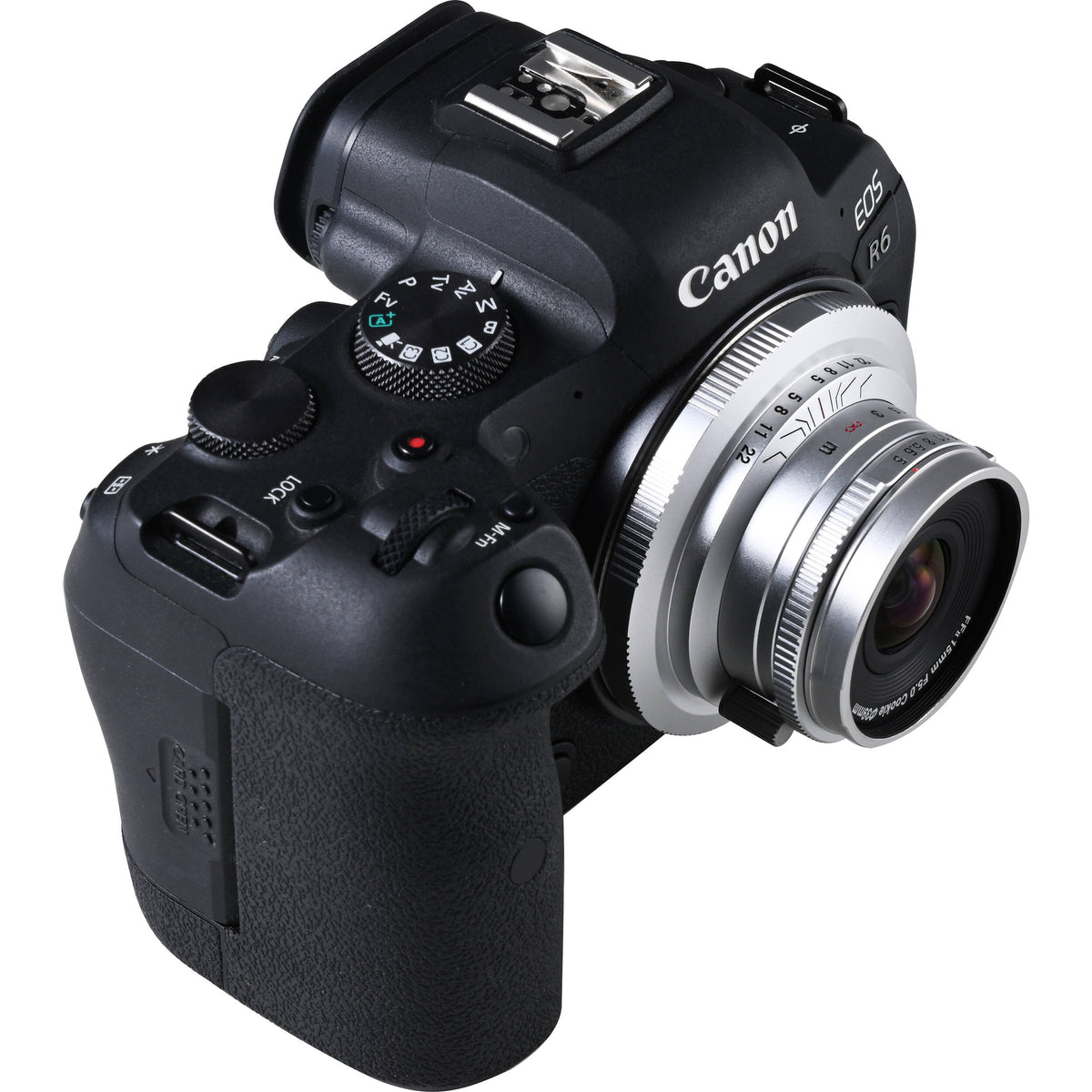 Lente Venus Optics Laowa 15mm f/5 Cookie (Plateado) - contenido de la caja