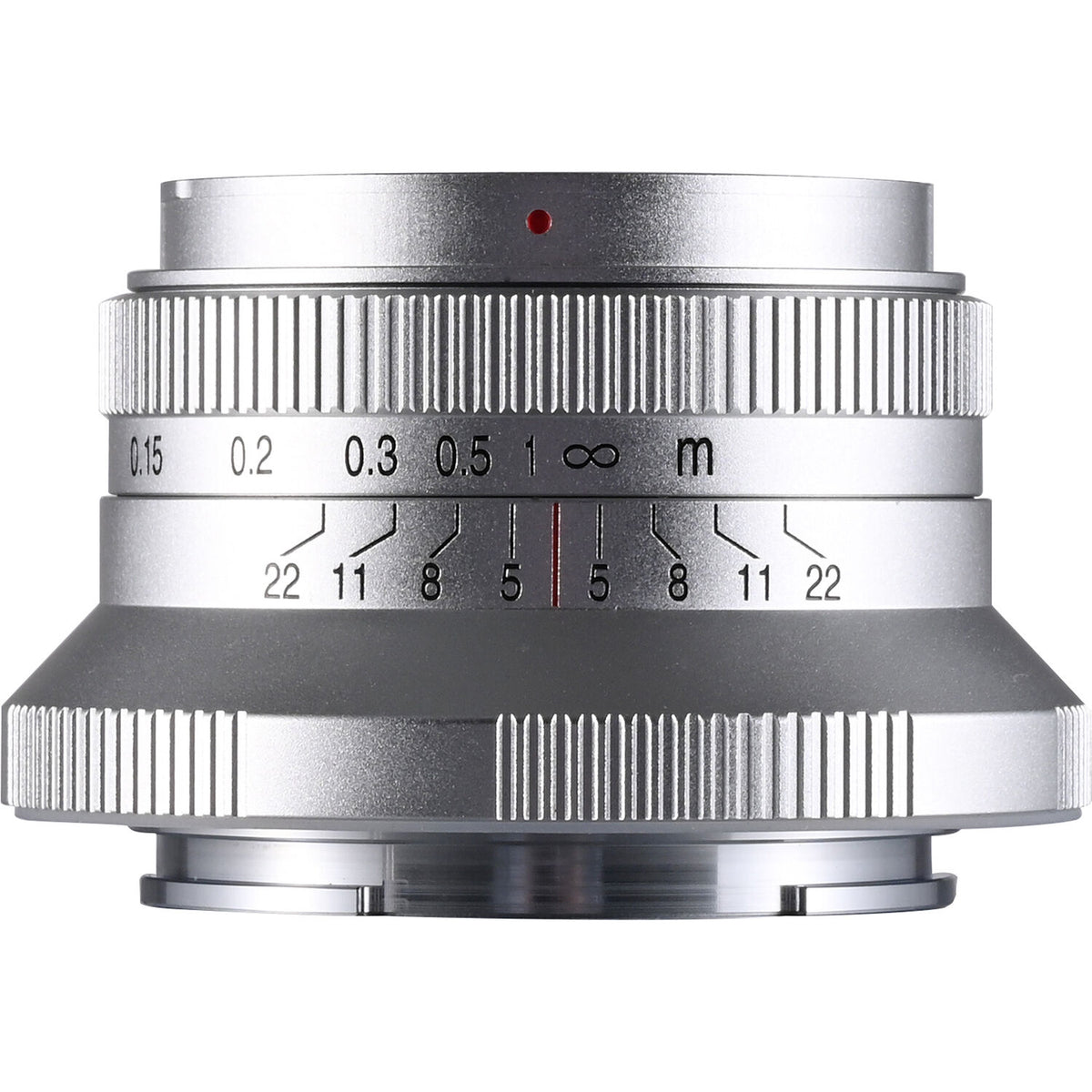 Lente Venus Optics Laowa 15mm f/5 Cookie (Plateado, Auto-Aperture) - vista principal