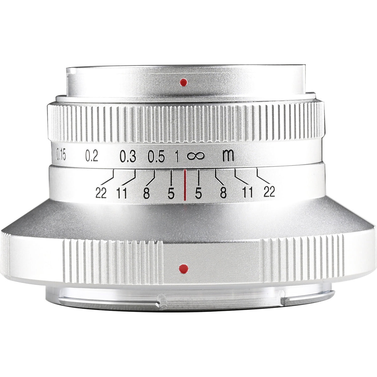 Lente Venus Optics Laowa 15mm f/5 Cookie (Plateado, Auto-Aperture) - vista principal