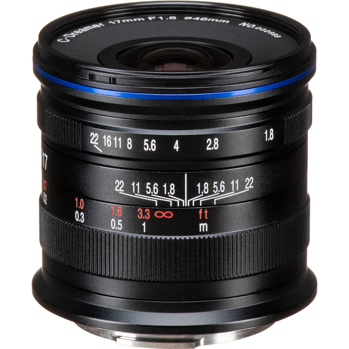 Lente Venus Optics Laowa 17mm f/1.8 - vista principal