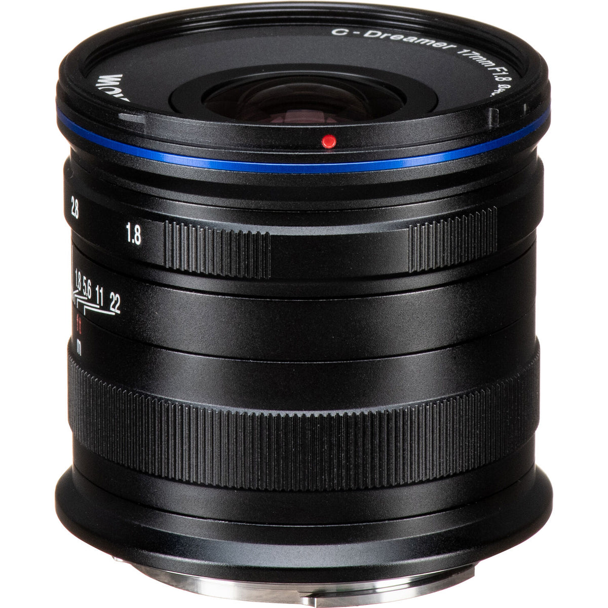 Lente Venus Optics Laowa 17mm f/1.8 - vista frontal