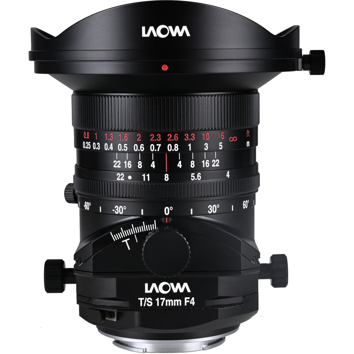 Lente Venus Optics Laowa 17mm f/4 Zero-D Tilt-Shift - vista principal
