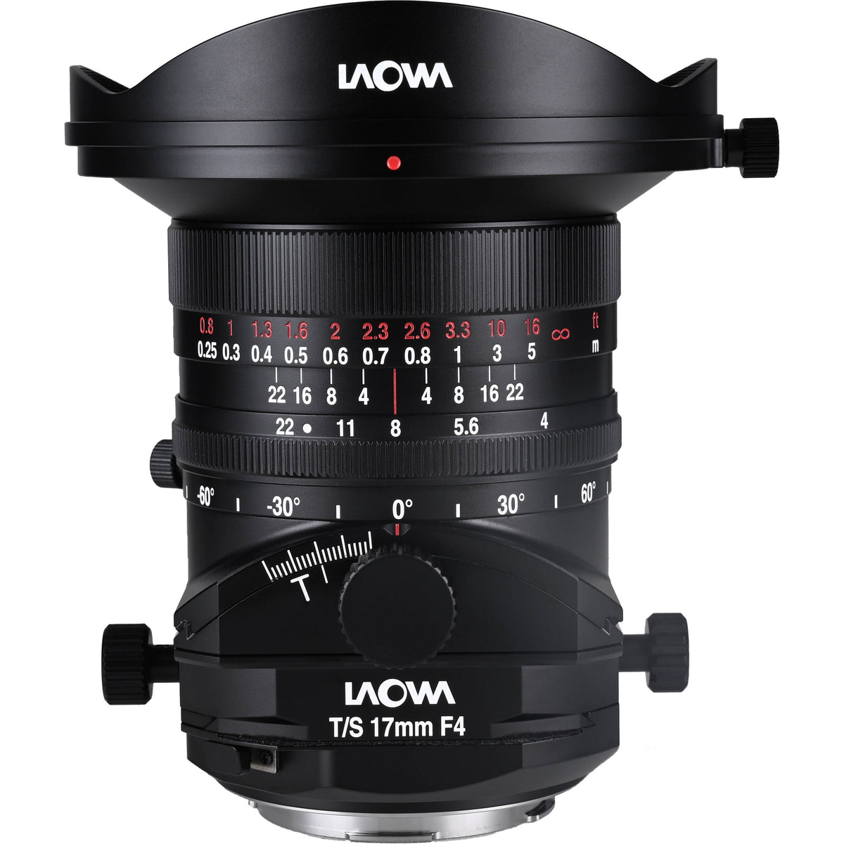 Lente Venus Optics Laowa 17mm f/4 Zero-D Tilt-Shift - vista principal