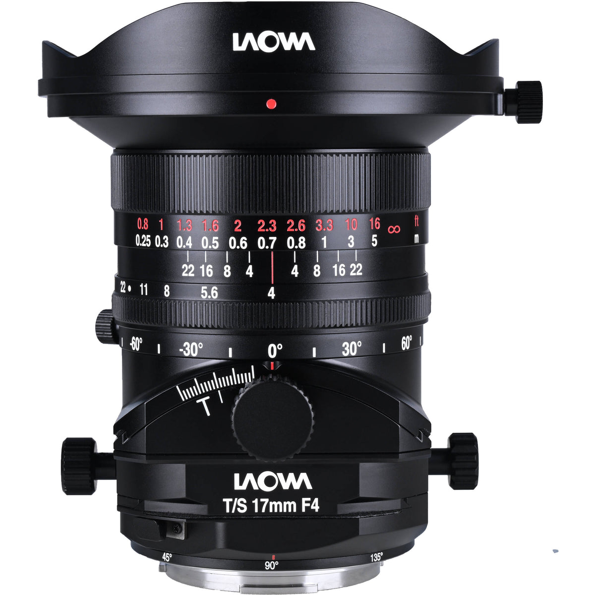 Lente Venus Optics Laowa 17mm f/4 Zero-D Tilt-Shift - vista principal