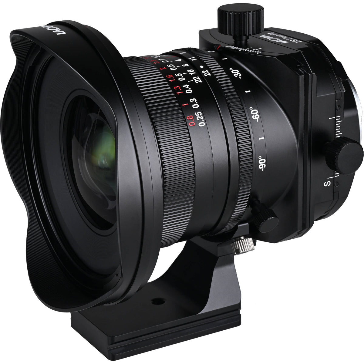 Lente Venus Optics Laowa 17mm f/4 Zero-D Tilt-Shift - vista trasera