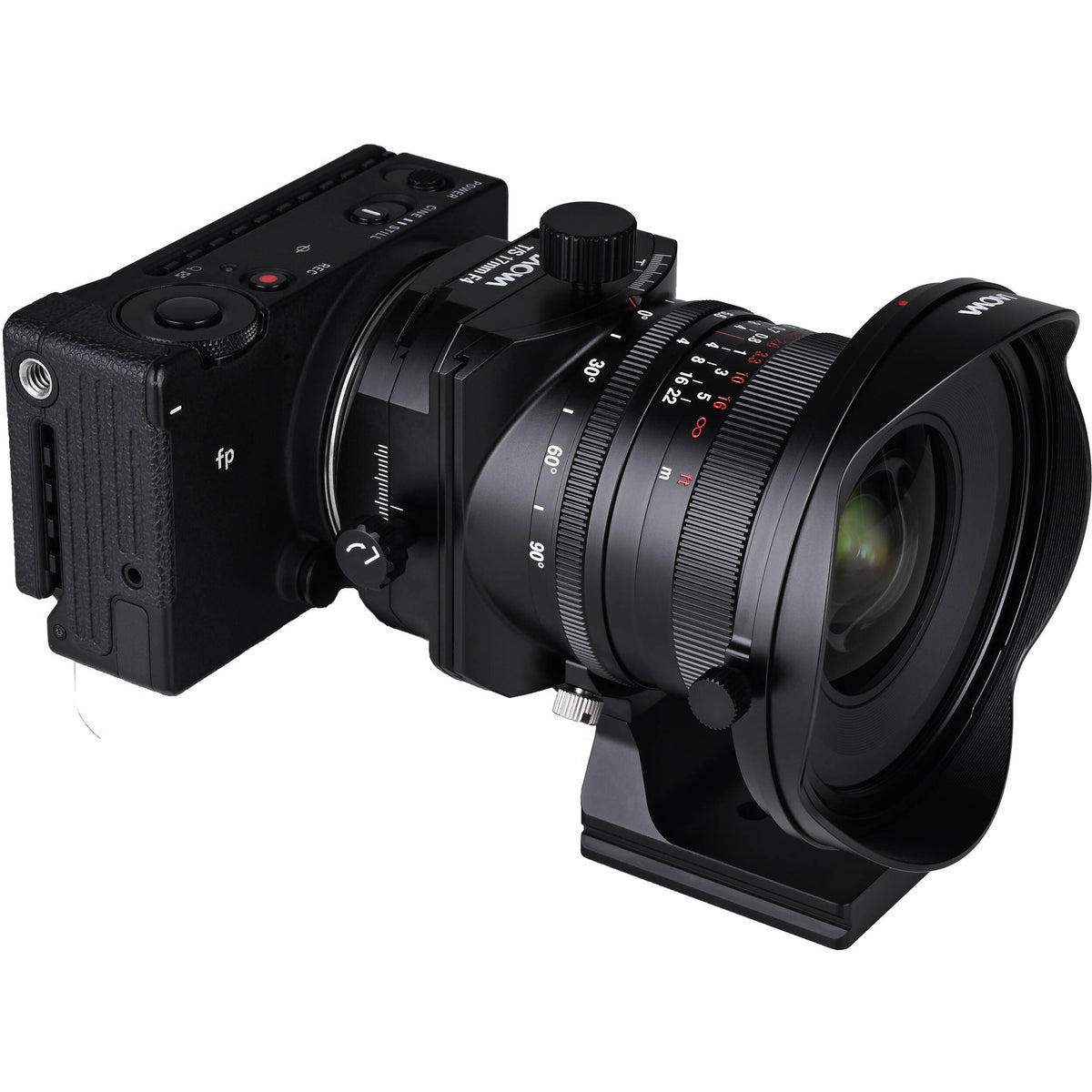 Lente Venus Optics Laowa 17mm f/4 Zero-D Tilt-Shift - detalle
