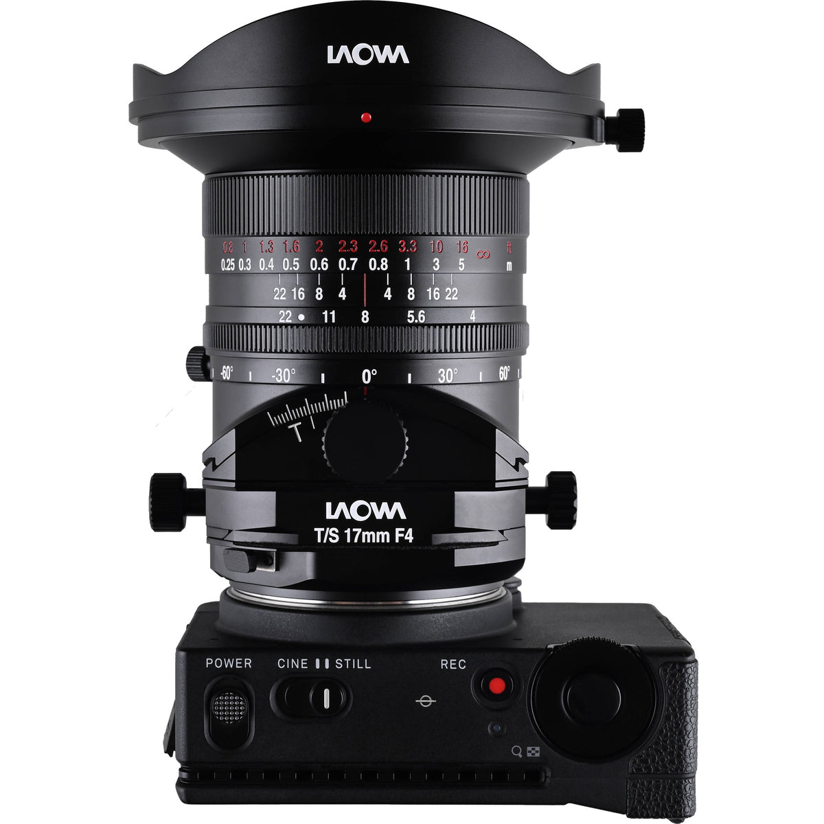 Lente Venus Optics Laowa 17mm f/4 Zero-D Tilt-Shift - en uso