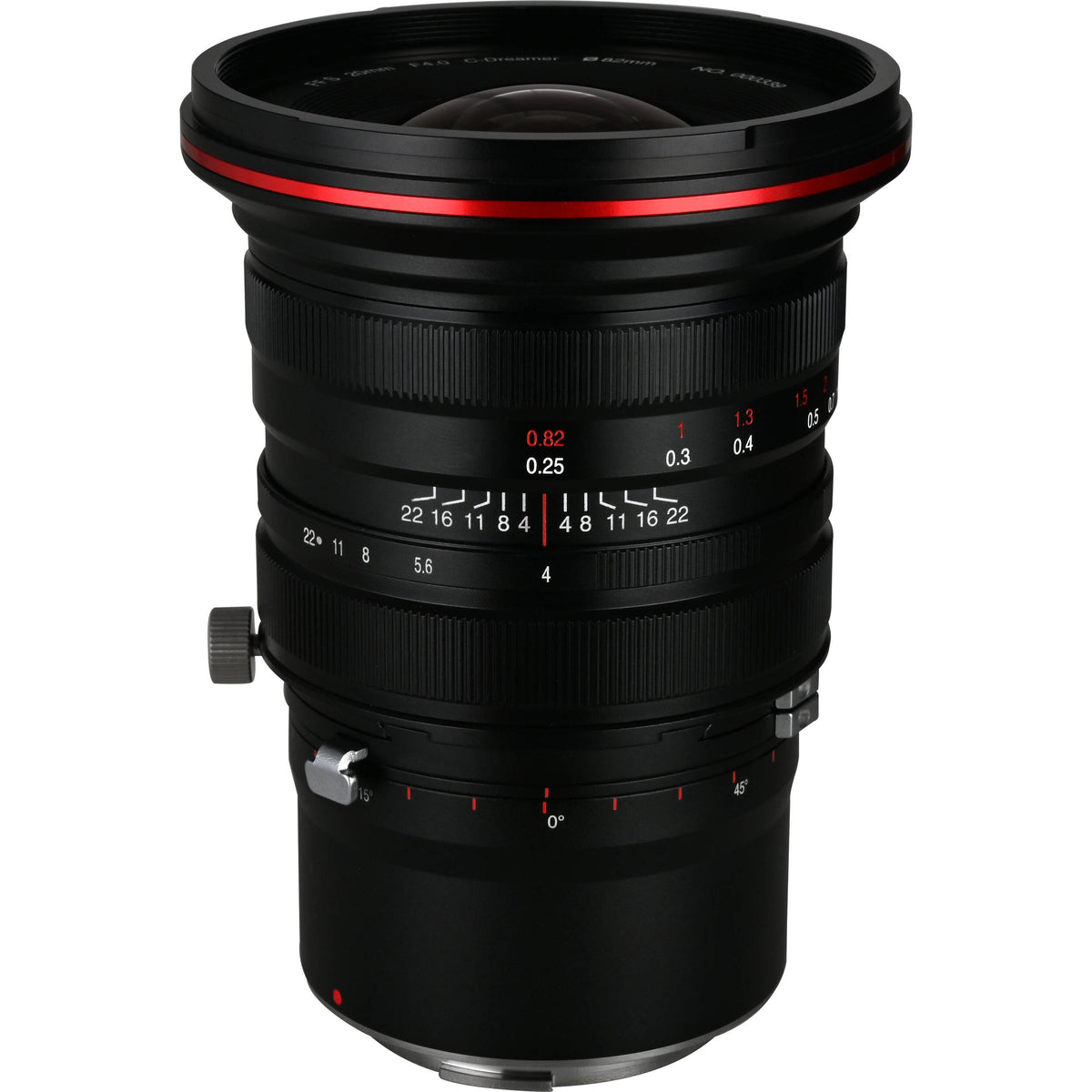 Lente Venus Optics Laowa 20mm f/4 Zero-D Shift - vista principal