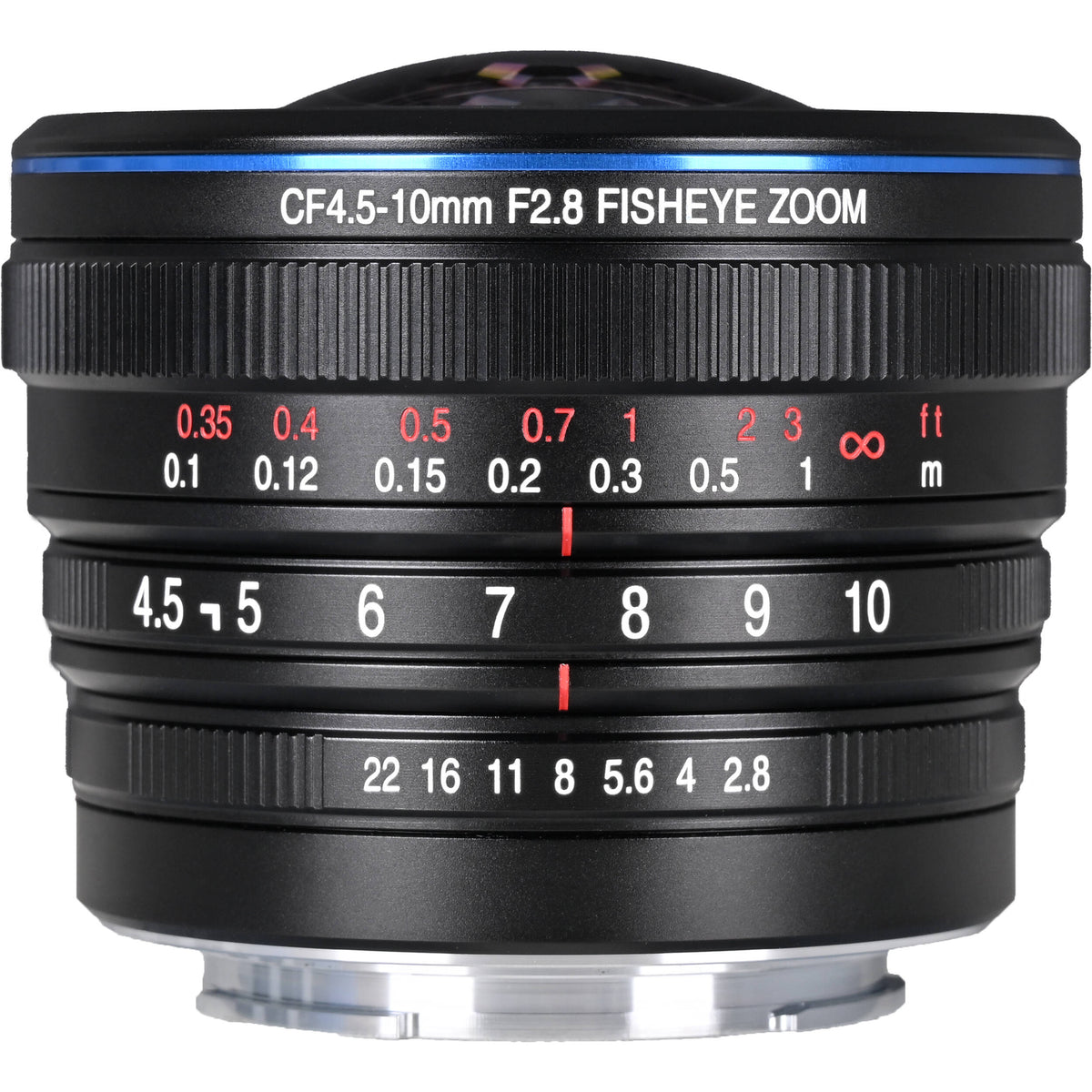 Lente Venus Optics Laowa 4.5-10mm f/2.8 CF Zoom Fisheye - vista principal