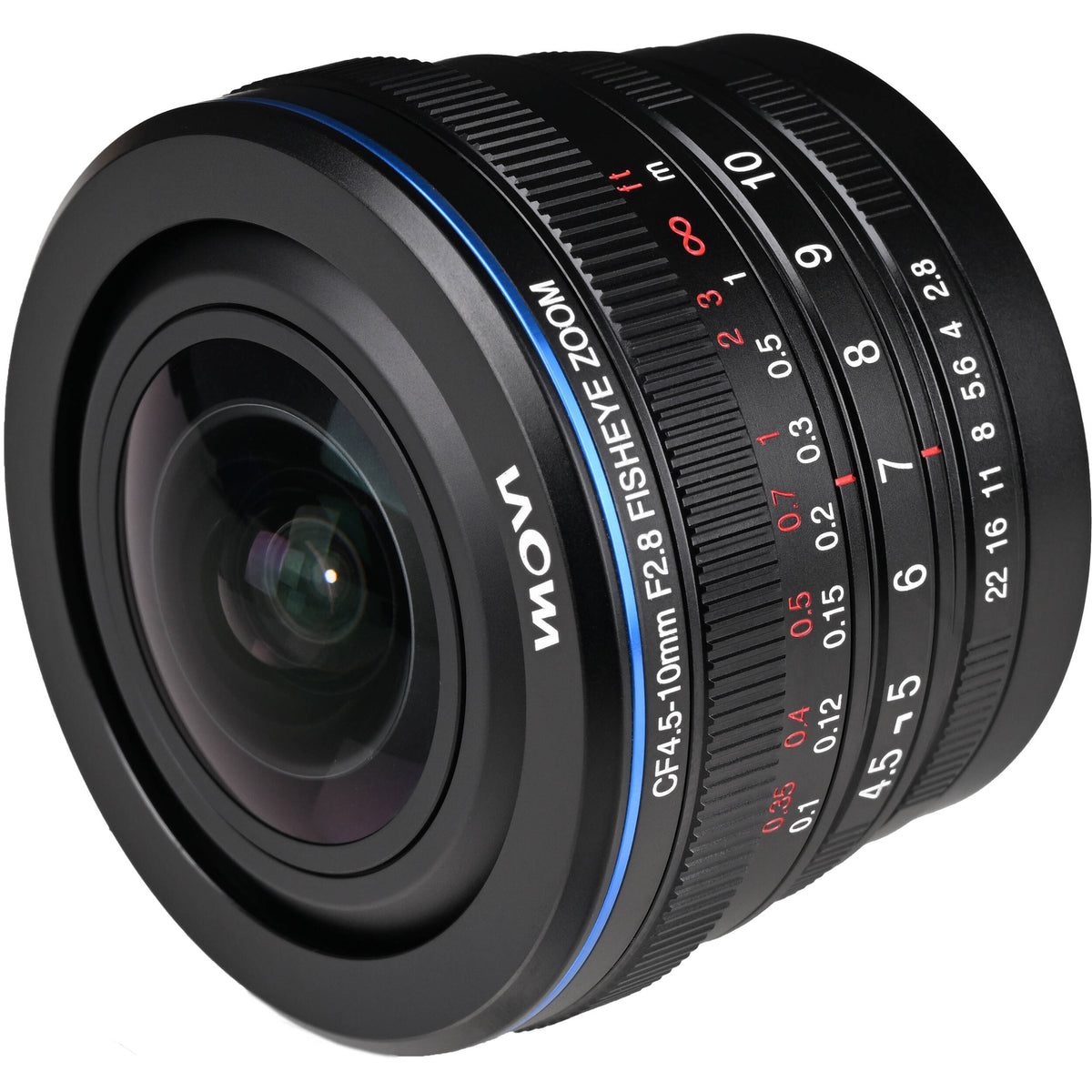 Lente Venus Optics Laowa 4.5-10mm f/2.8 CF Zoom Fisheye - vista trasera