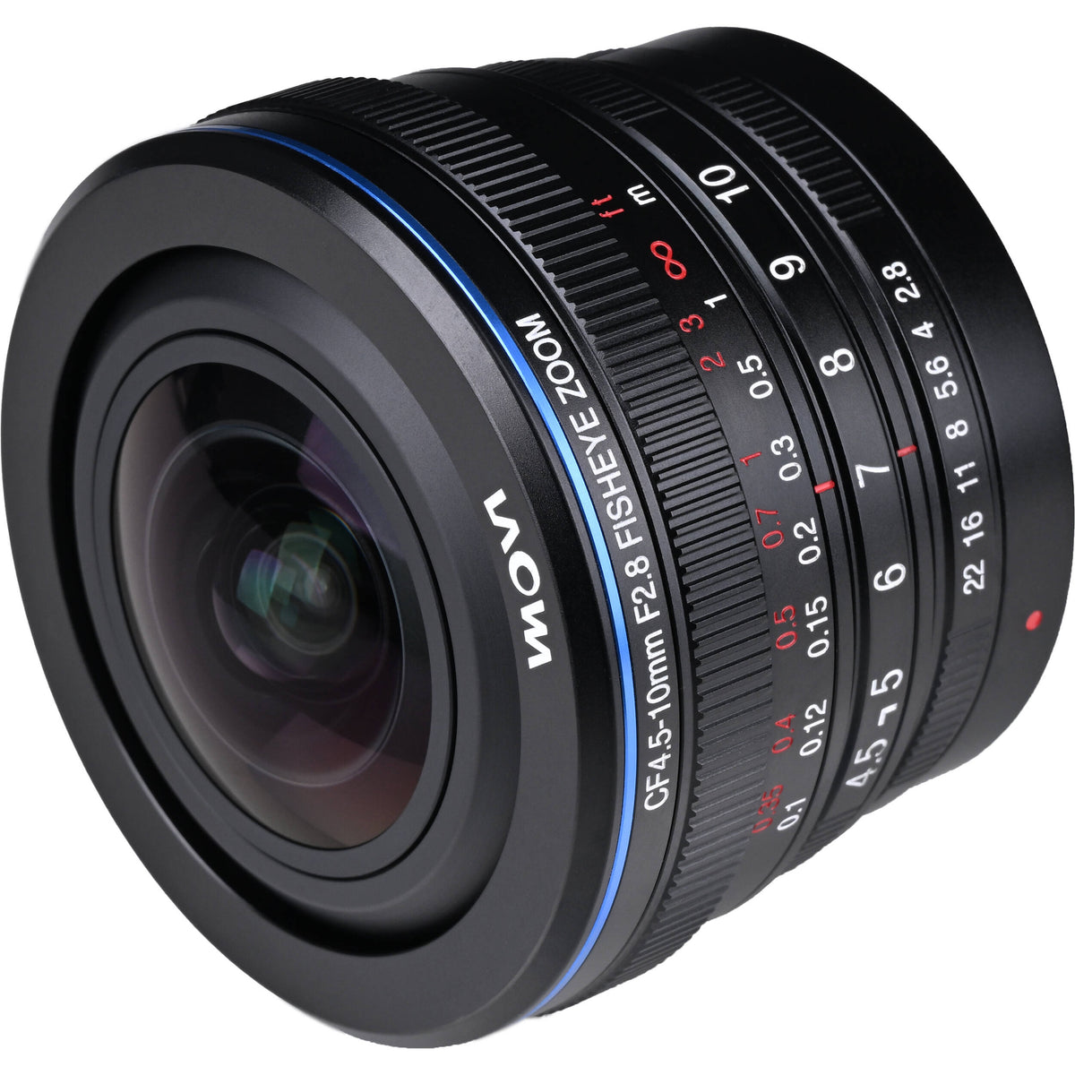 Lente Venus Optics Laowa 4.5-10mm f/2.8 CF Zoom Fisheye - vista trasera