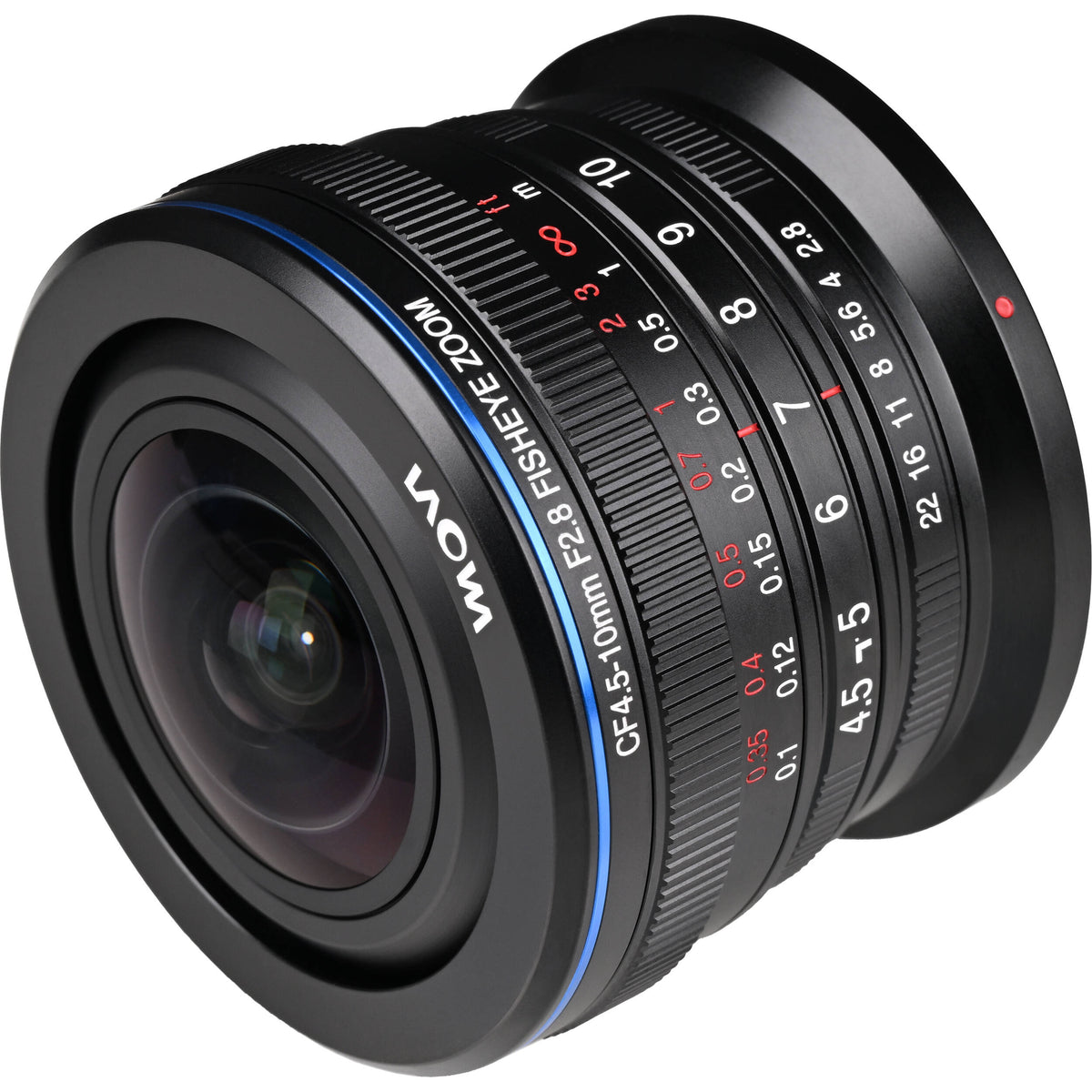 Lente Venus Optics Laowa 4.5-10mm f/2.8 CF Zoom Fisheye - vista trasera