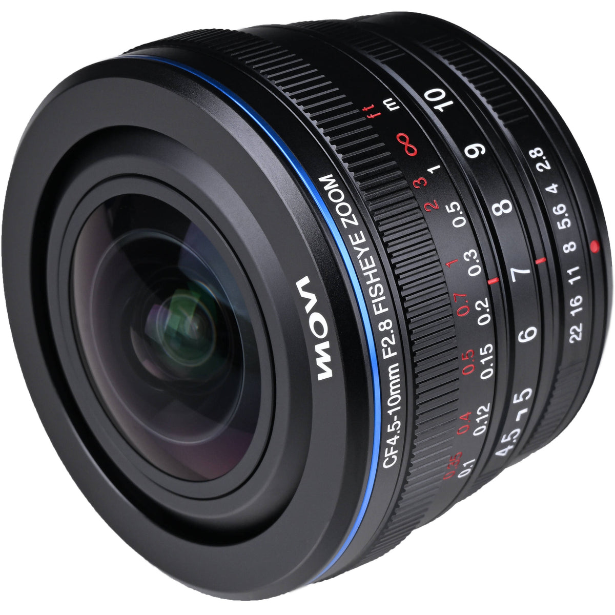 Lente Venus Optics Laowa 4.5-10mm f/2.8 CF Zoom Fisheye - vista trasera