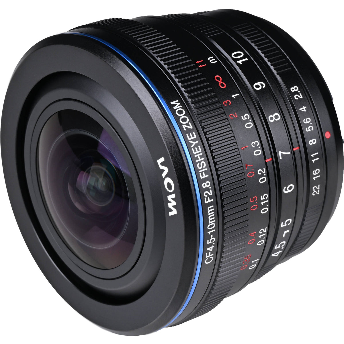 Lente Venus Optics Laowa 4.5-10mm f/2.8 CF Zoom Fisheye - vista trasera