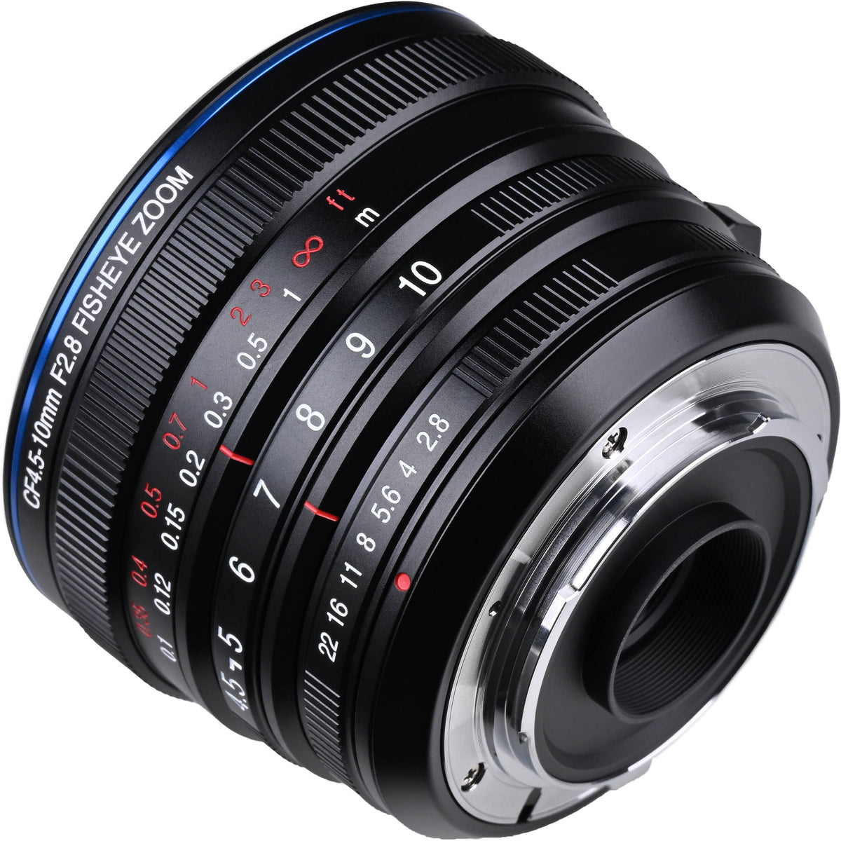 Lente Venus Optics Laowa 4.5-10mm f/2.8 CF Zoom Fisheye - vista lateral