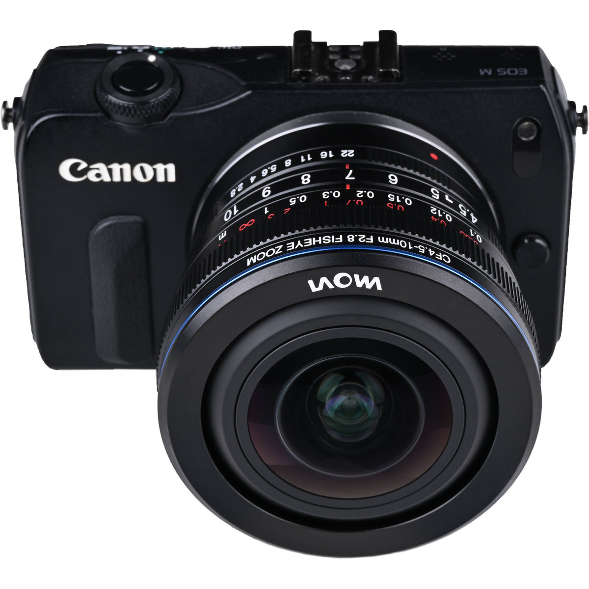 Lente Venus Optics Laowa 4.5-10mm f/2.8 CF Zoom Fisheye - puertos y conexiones