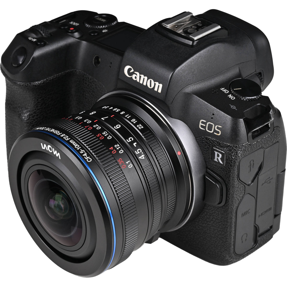 Lente Venus Optics Laowa 4.5-10mm f/2.8 CF Zoom Fisheye - contenido de la caja