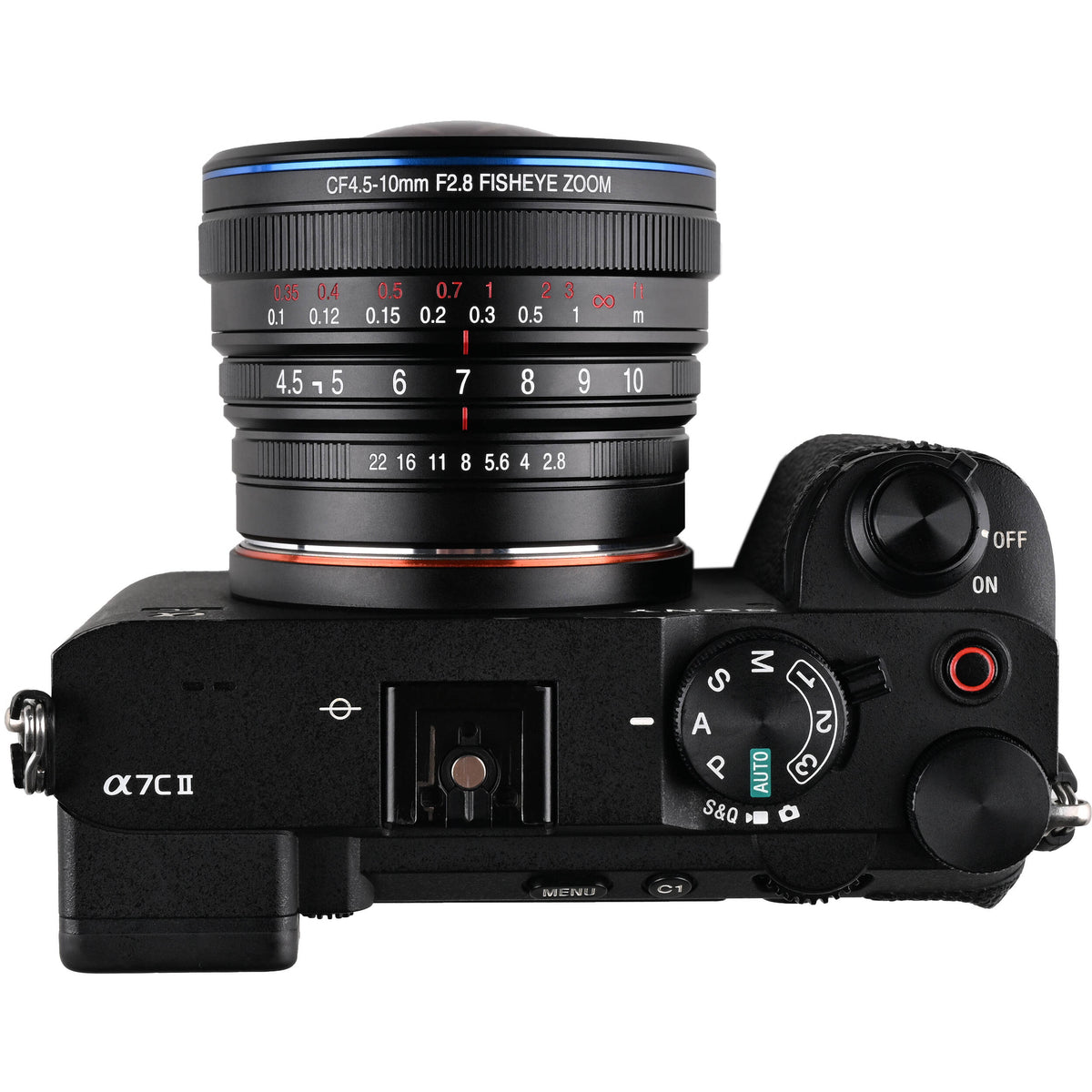 Lente Venus Optics Laowa 4.5-10mm f/2.8 CF Zoom Fisheye - en uso