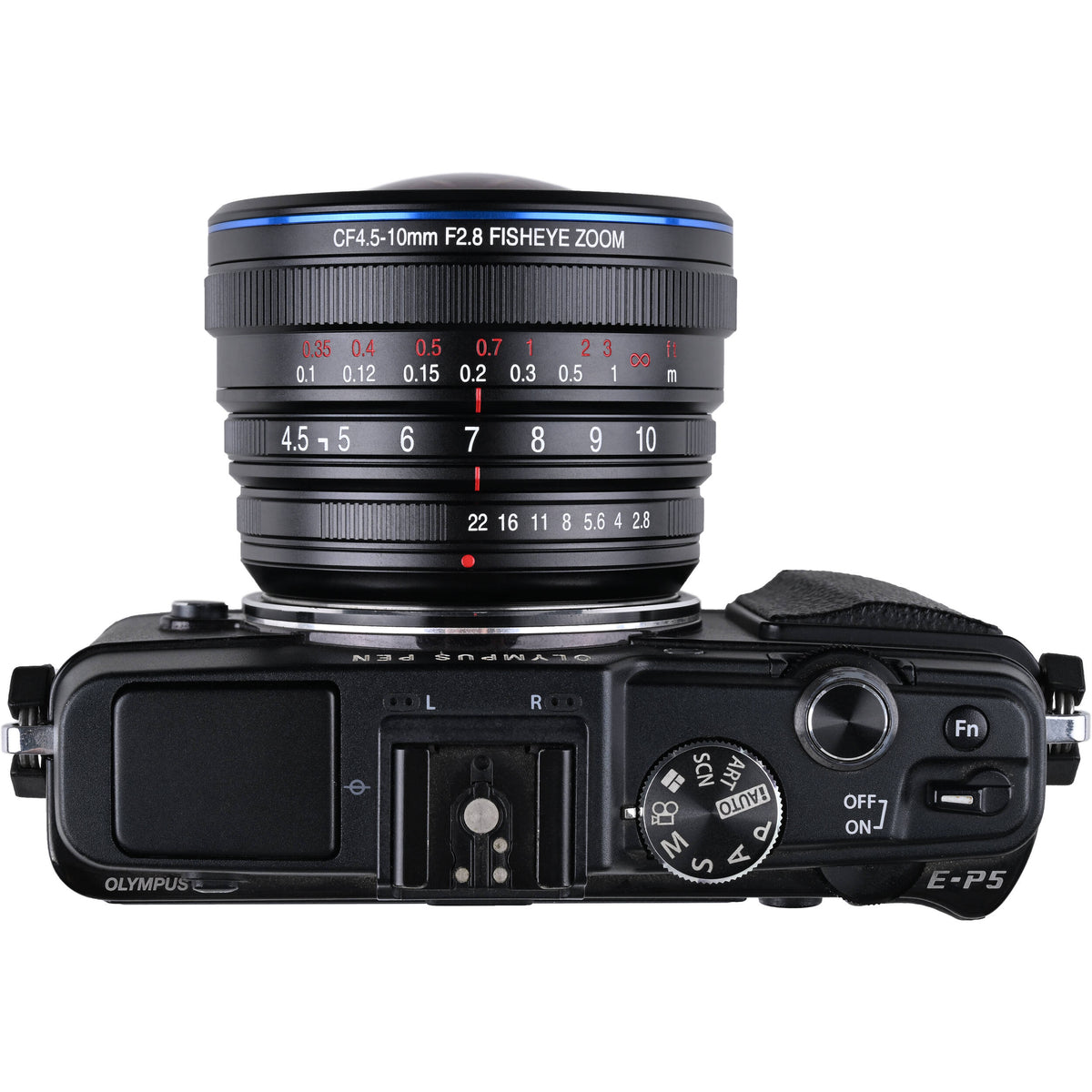 Lente Venus Optics Laowa 4.5-10mm f/2.8 CF Zoom Fisheye - en uso