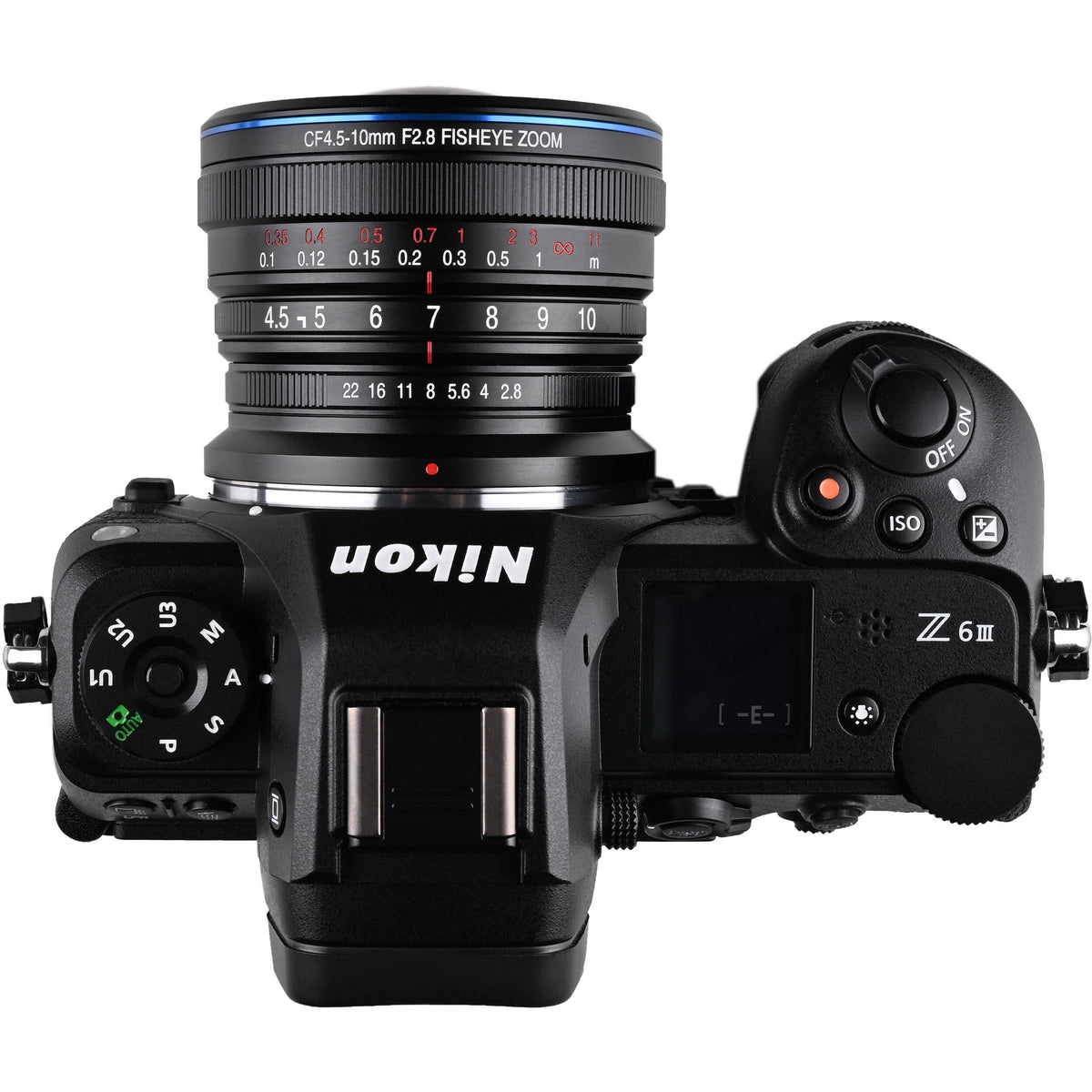 Lente Venus Optics Laowa 4.5-10mm f/2.8 CF Zoom Fisheye - en uso