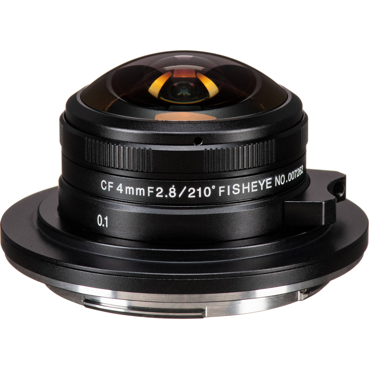 Lente Venus Optics Laowa 4mm f/2.8 Fisheye - vista trasera