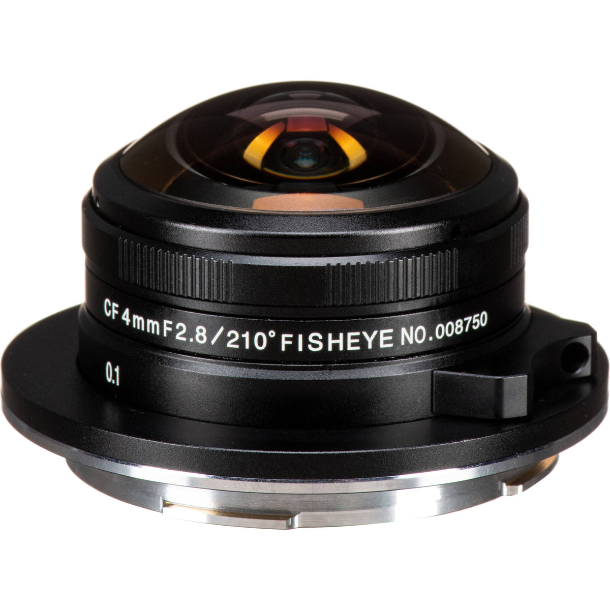 Lente Venus Optics Laowa 4mm f/2.8 Fisheye - vista trasera
