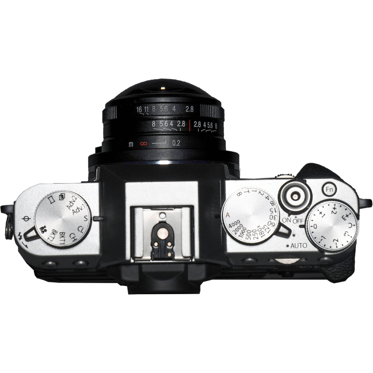Lente Venus Optics Laowa 4mm f/2.8 Fisheye - en uso