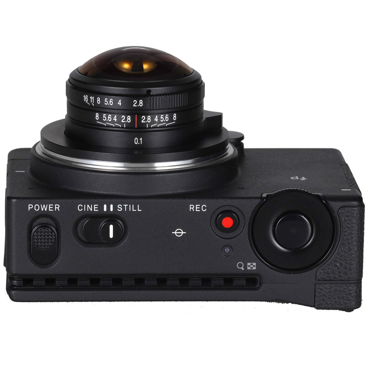 Lente Venus Optics Laowa 4mm f/2.8 Fisheye - en uso