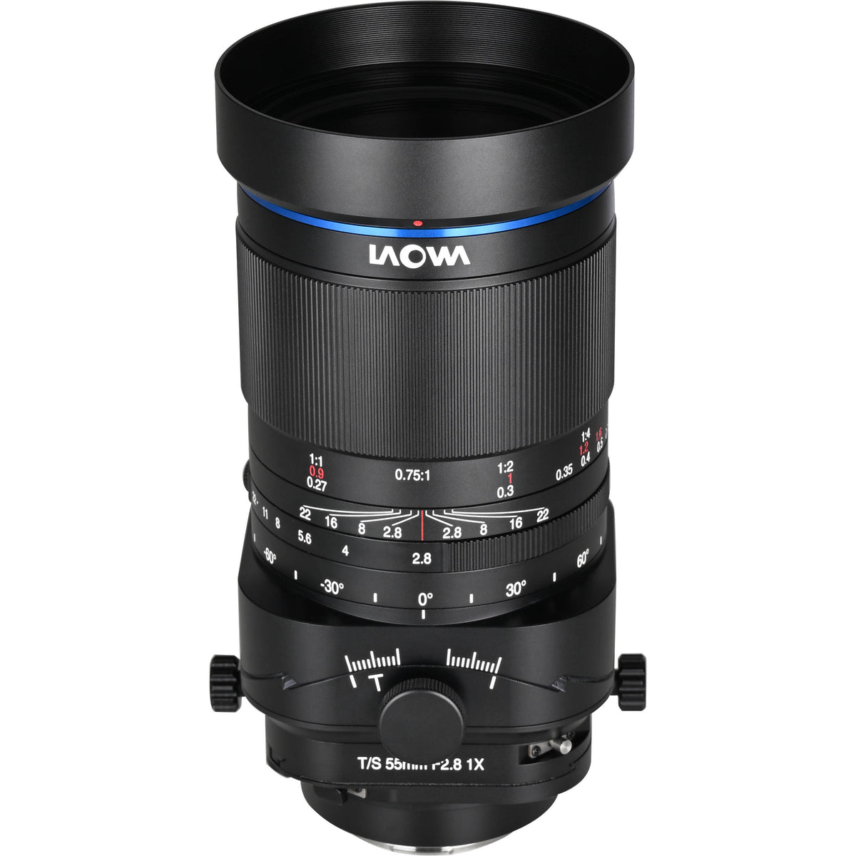 Lente Venus Optics Laowa 55mm f/2.8 Tilt-Shift 1x Macro - vista frontal