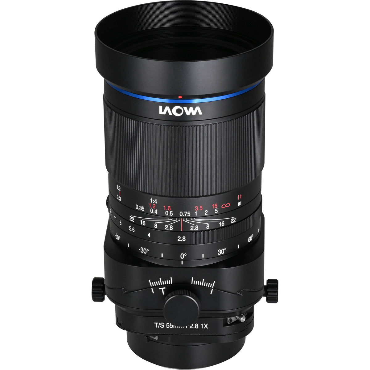Lente Venus Optics Laowa 55mm f/2.8 Tilt-Shift 1x Macro - vista frontal