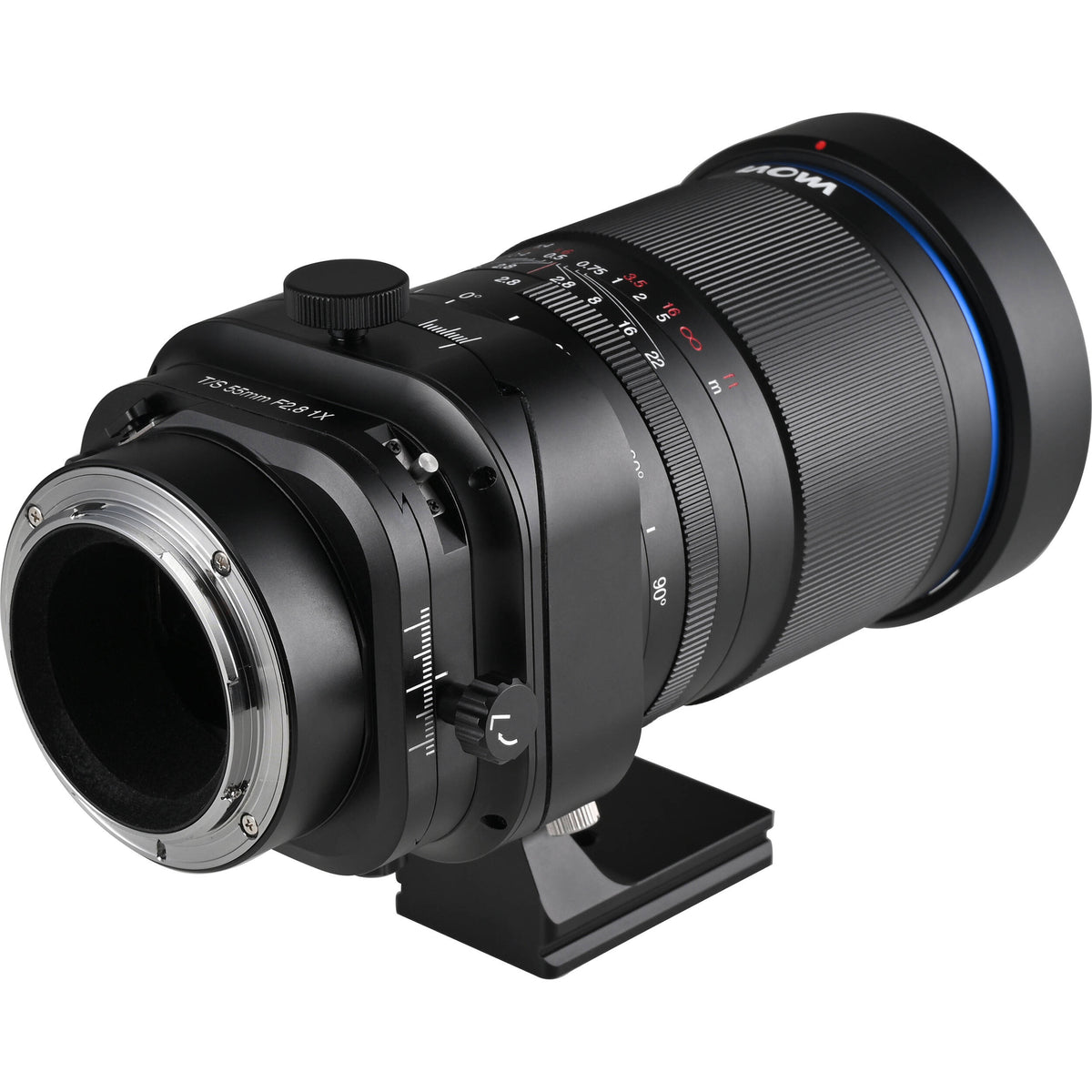 Lente Venus Optics Laowa 55mm f/2.8 Tilt-Shift 1x Macro - vista lateral