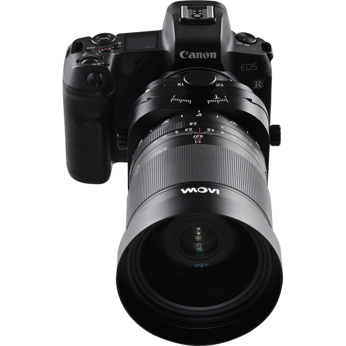 Lente Venus Optics Laowa 55mm f/2.8 Tilt-Shift 1x Macro - puertos y conexiones