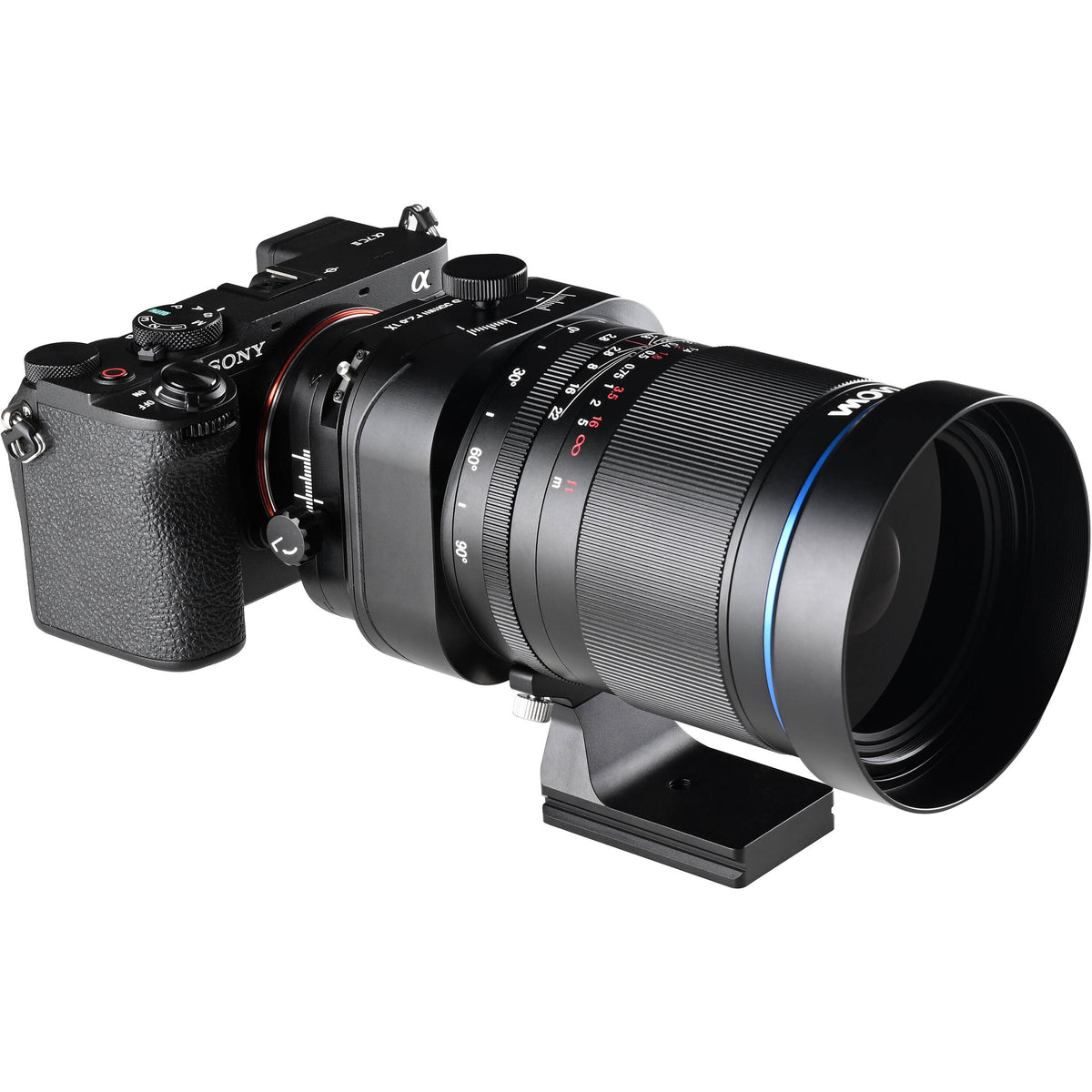 Lente Venus Optics Laowa 55mm f/2.8 Tilt-Shift 1x Macro - en uso