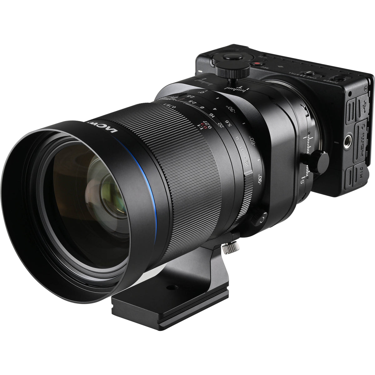Lente Venus Optics Laowa 55mm f/2.8 Tilt-Shift 1x Macro - en uso