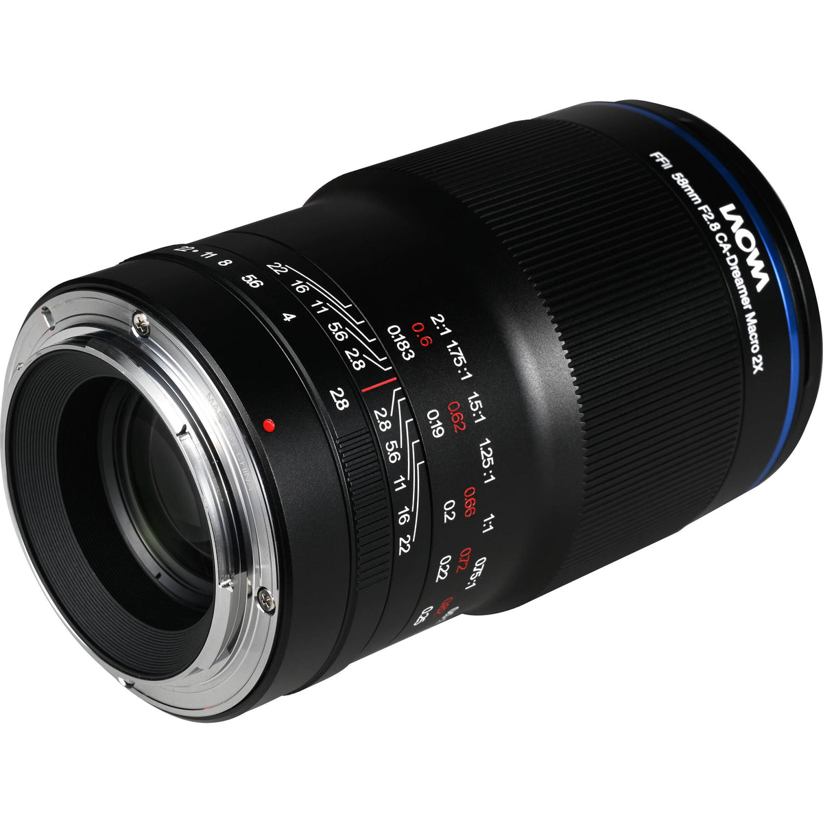 Lente Venus Optics Laowa 58mm f/2.8 2X Ultra-Macro APO - vista trasera