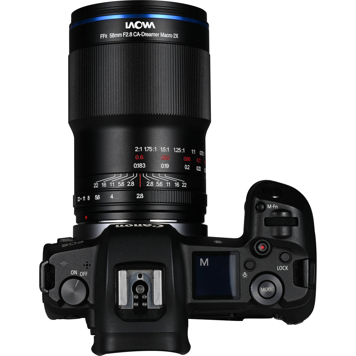 Lente Venus Optics Laowa 58mm f/2.8 2X Ultra-Macro APO - en uso