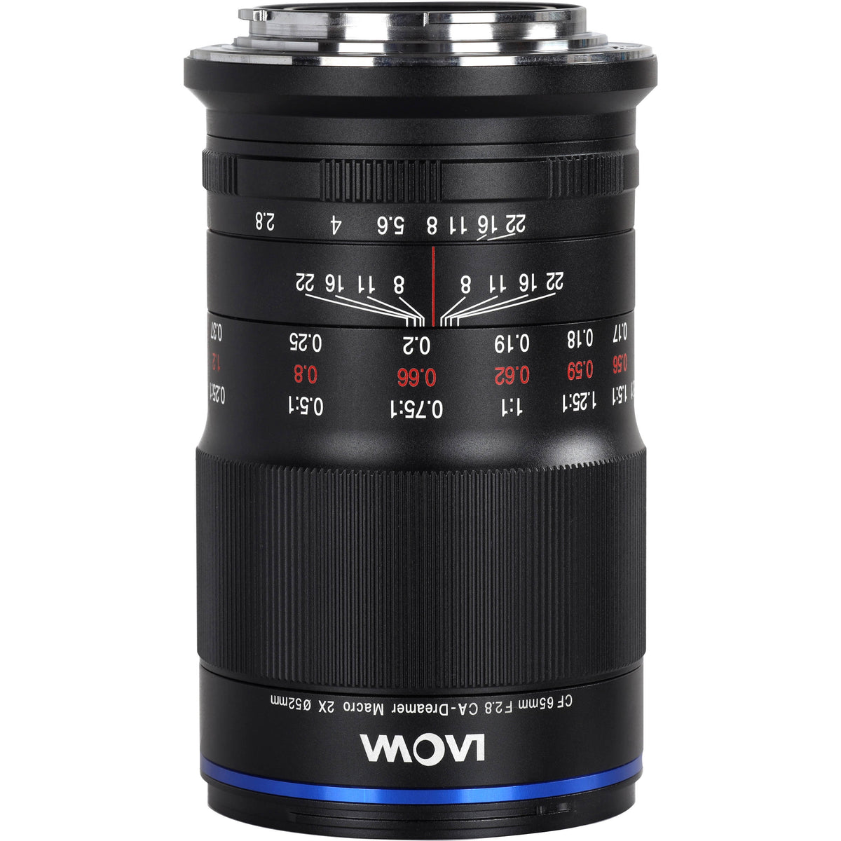 Lente Venus Optics Laowa 65mm f/2.8 2x Ultra Macro APO - vista frontal