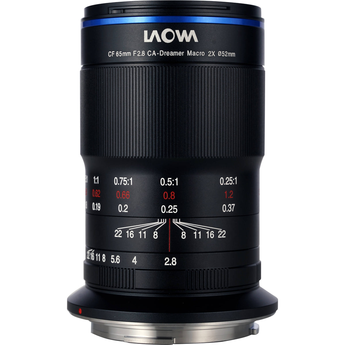 Lente Venus Optics Laowa 65mm f/2.8 2x Ultra Macro APO - vista frontal