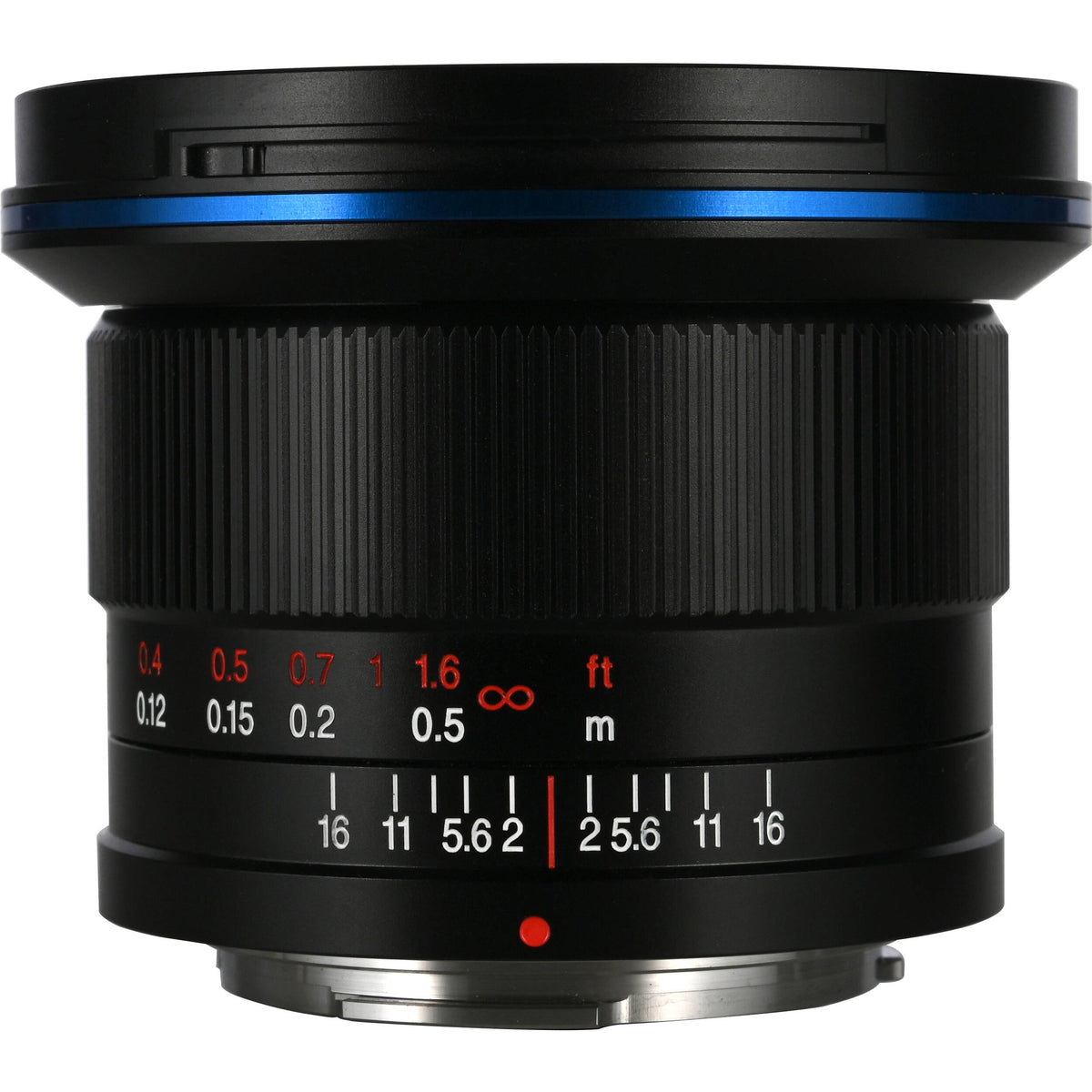 Lente Venus Optics Laowa 6mm f/2 Zero-D - vista frontal