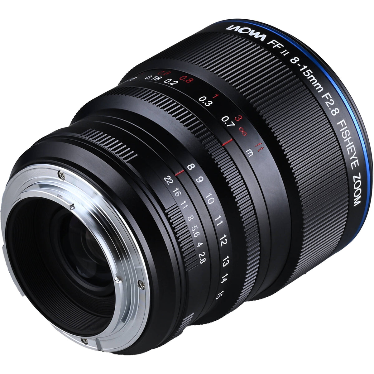 Lente Venus Optics Laowa 8-15mm f/2.8 Fisheye - vista lateral