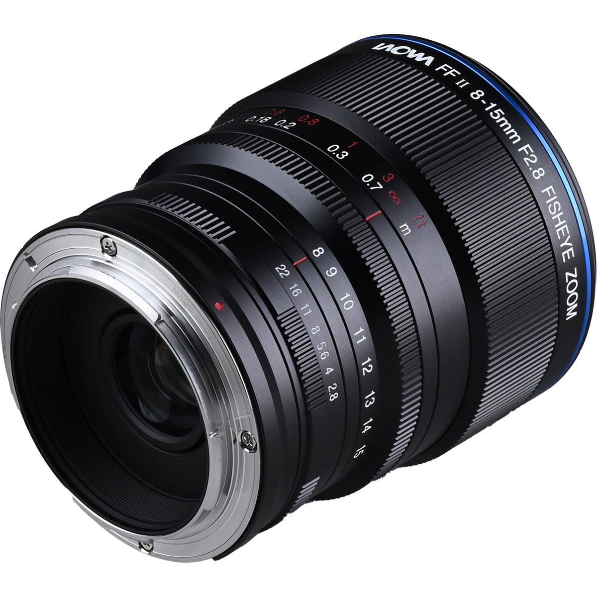 Lente Venus Optics Laowa 8-15mm f/2.8 Fisheye - vista lateral