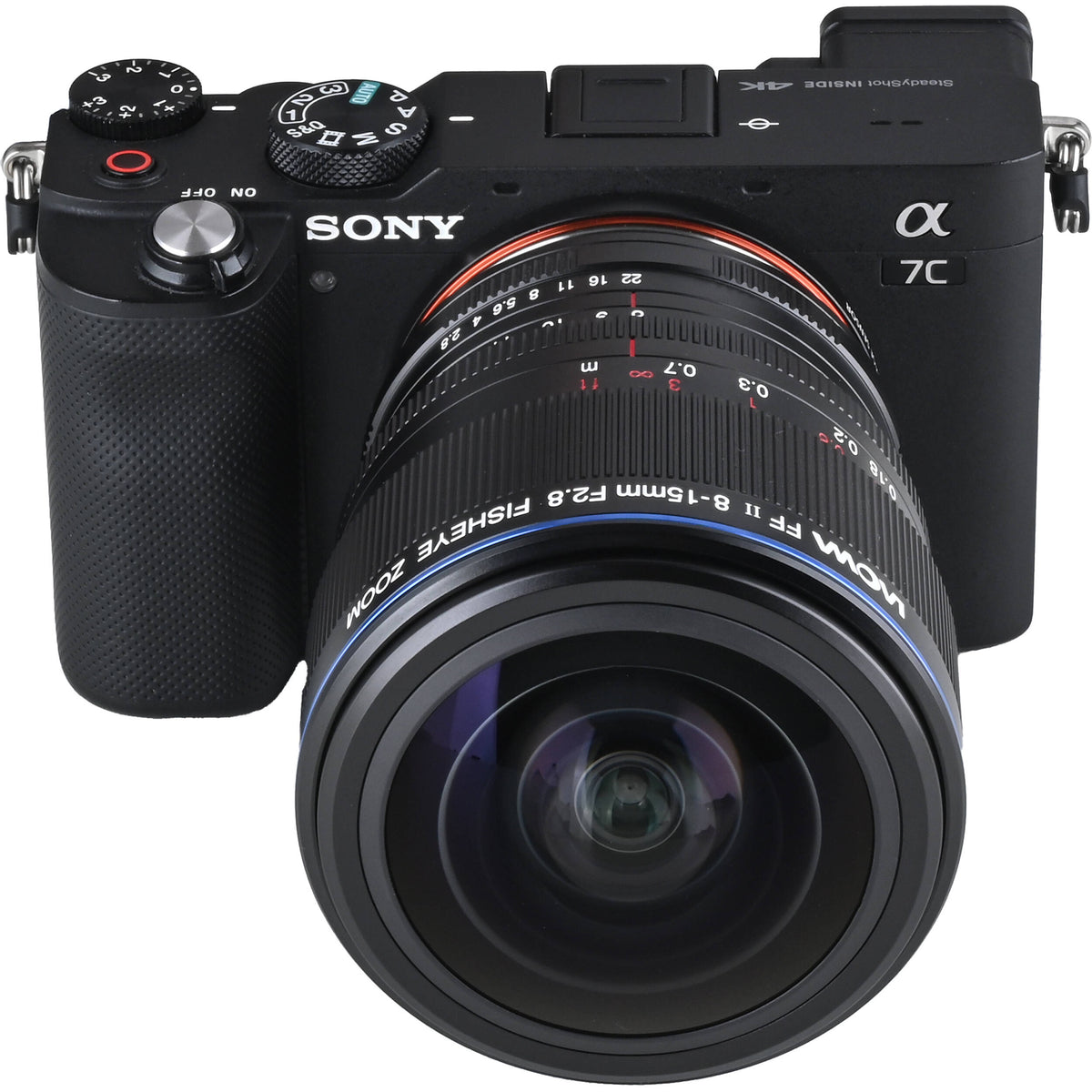 Lente Venus Optics Laowa 8-15mm f/2.8 Fisheye - puertos y conexiones