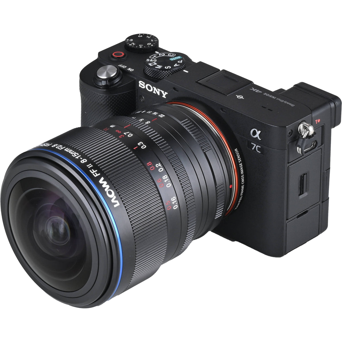 Lente Venus Optics Laowa 8-15mm f/2.8 Fisheye - contenido de la caja