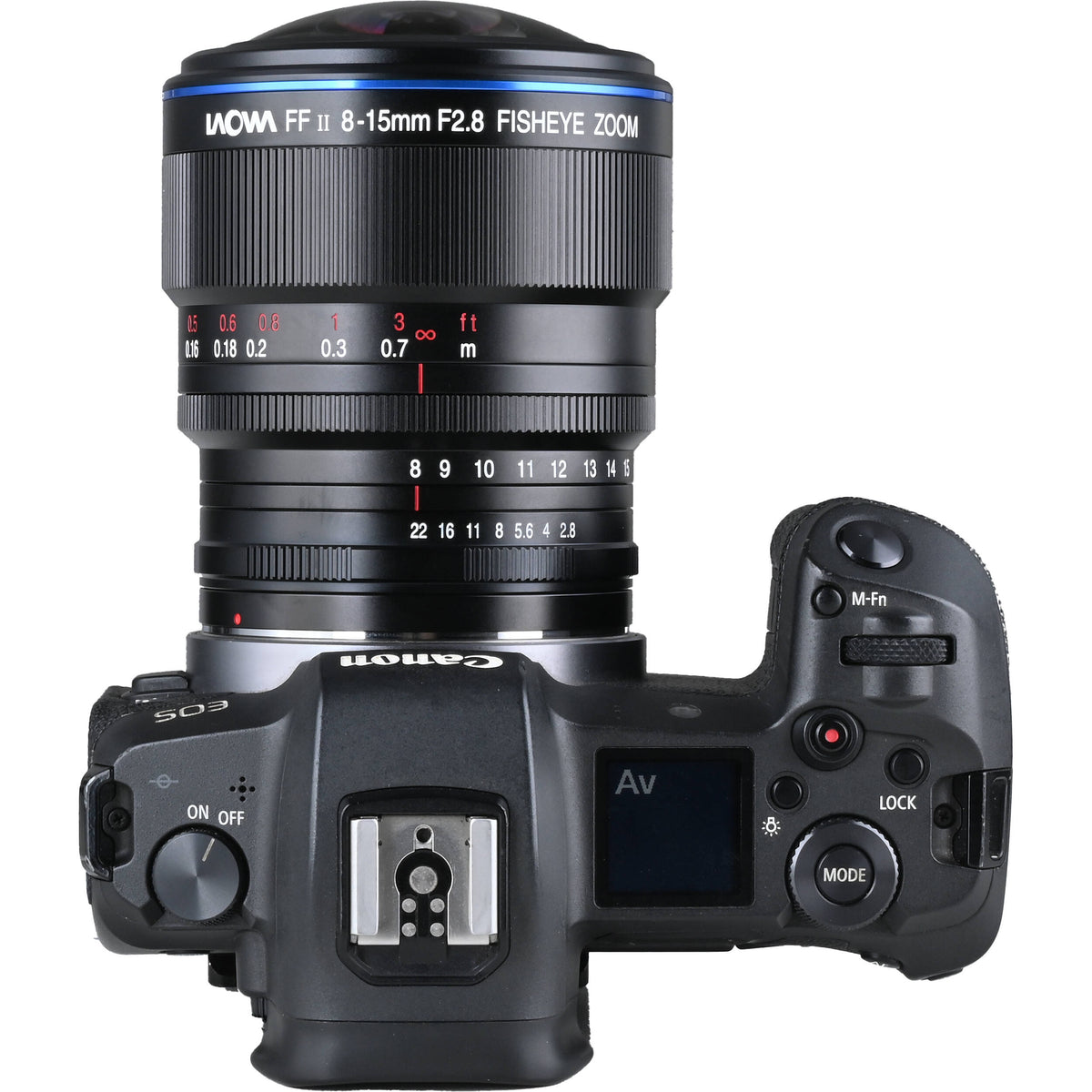 Lente Venus Optics Laowa 8-15mm f/2.8 Fisheye - en uso