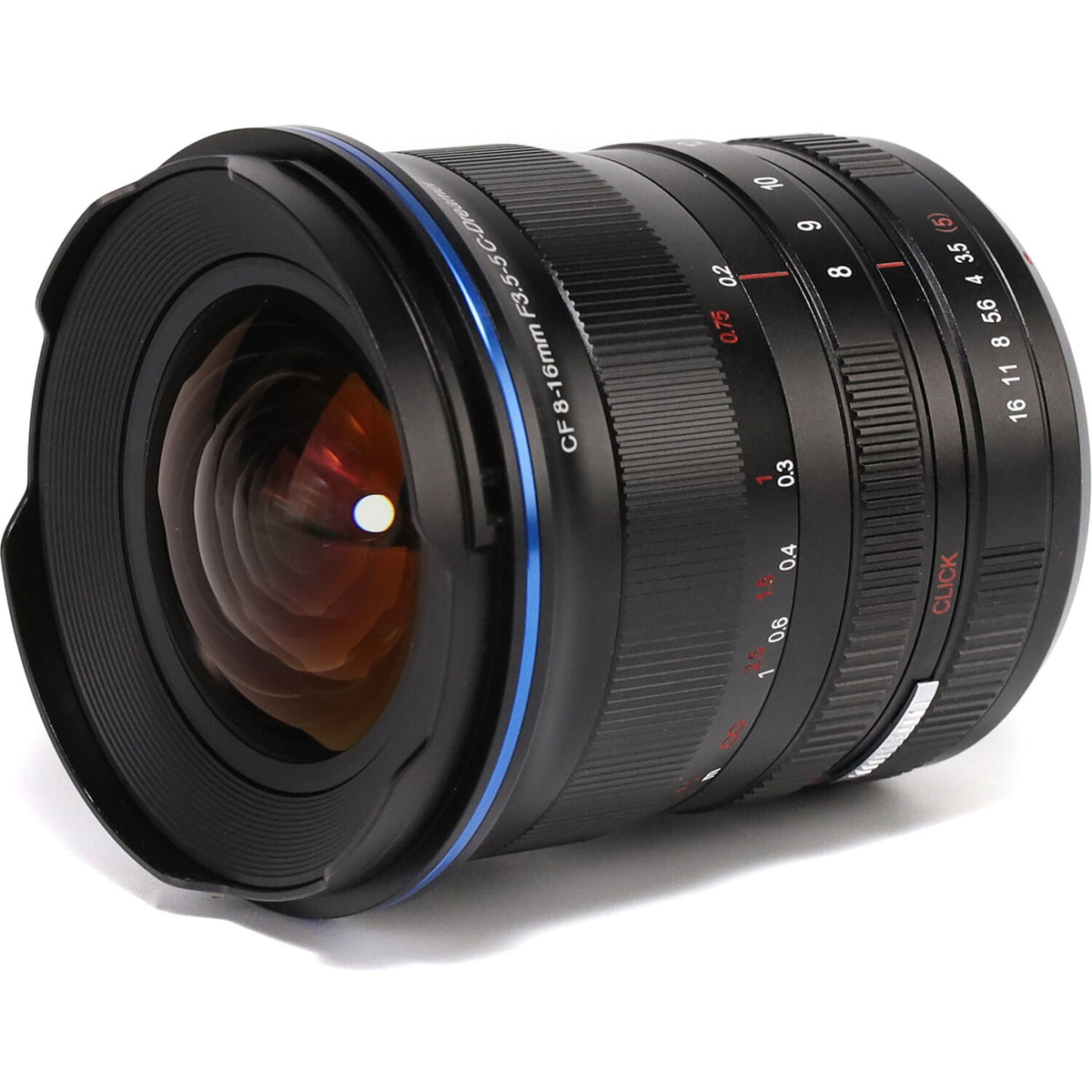 Lente Venus Optics Laowa 8-16mm f/3.5-5 Zoom CF - vista trasera