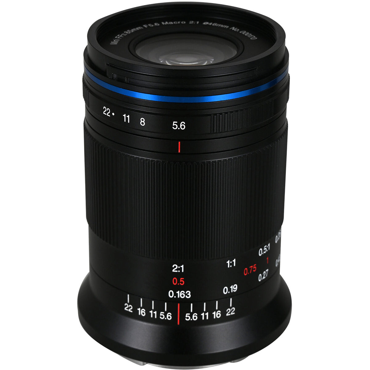 Lente Venus Optics Laowa 85mm f/5.6 2x Ultra Macro APO - vista frontal