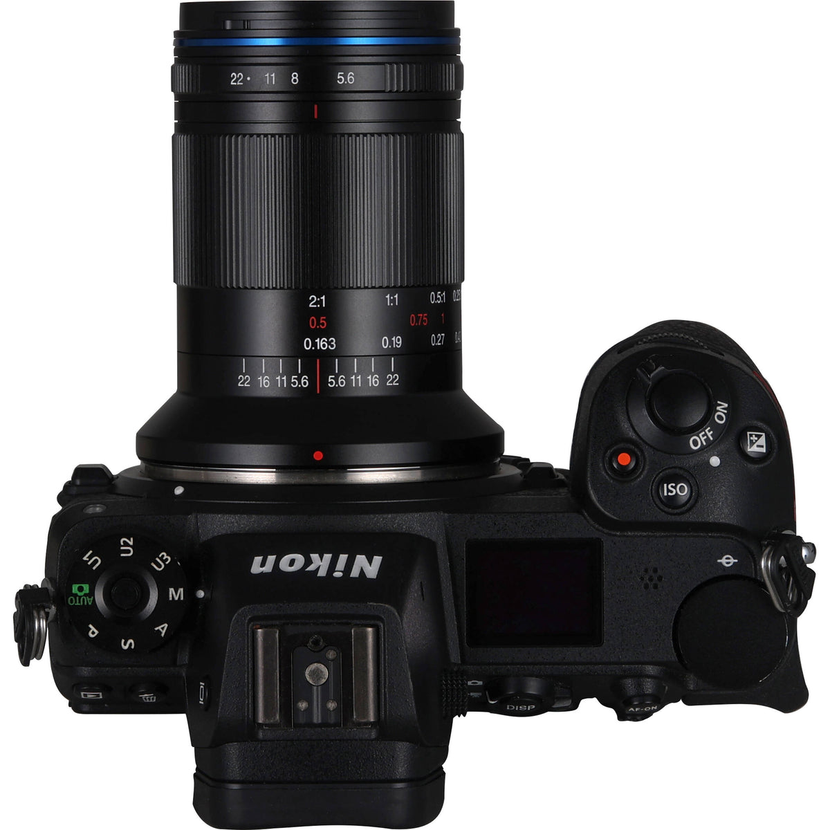Lente Venus Optics Laowa 85mm f/5.6 2x Ultra Macro APO - en uso