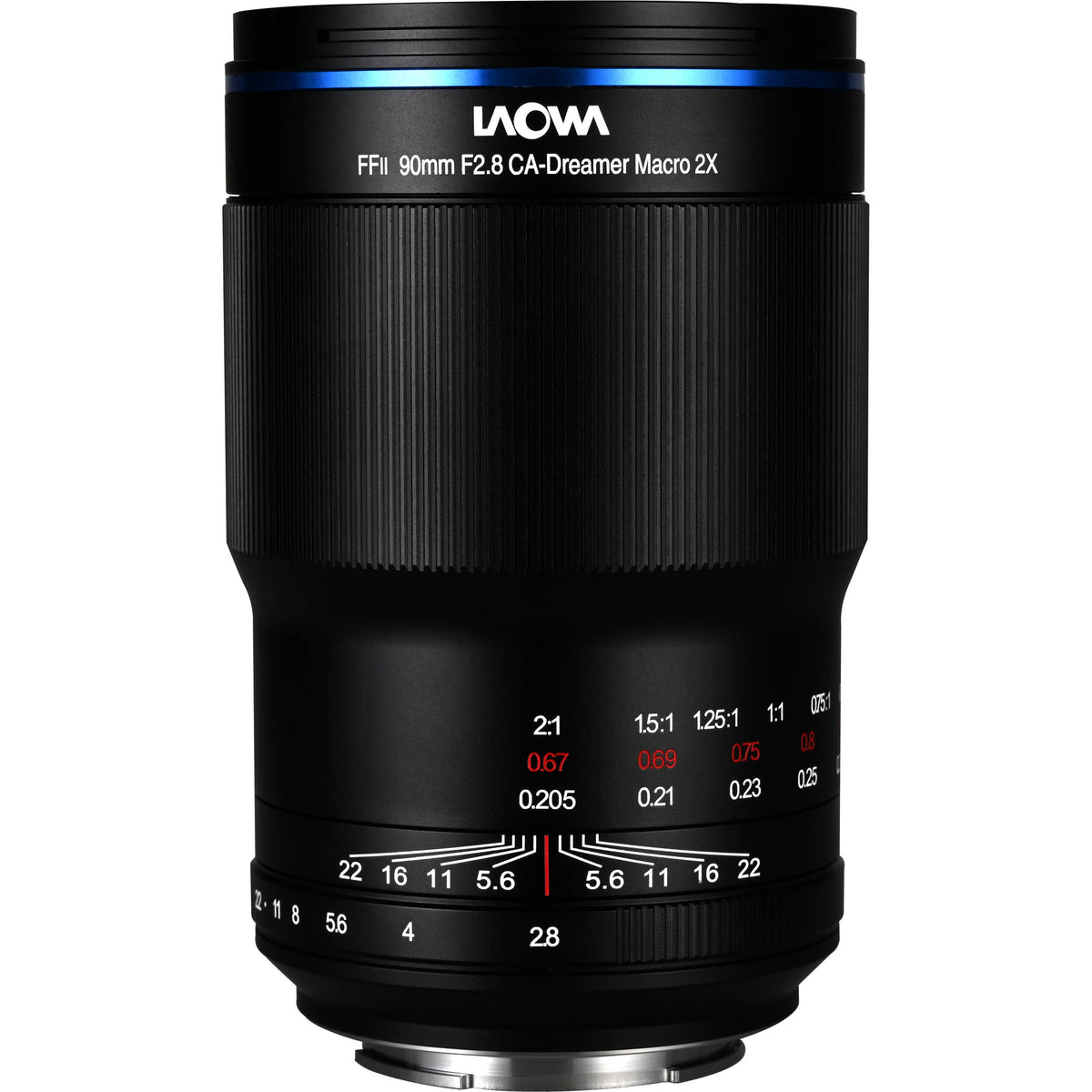 Lente Venus Optics Laowa 90mm f/2.8 2x Ultra Macro APO - vista frontal